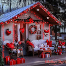 JMEXSUSS 500 LED Red Christmas Lights Outdoor, 173ft 8 Modes Christmas String Lights Plug in, Waterproof Red LED Lights for Indoor Tree Party Bedroom Xmas Halloween Decor by GreenHaven Gardens