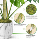 DUSPRO Stackable Mesh Moss Pole for Plants Monstera Potted Plant Stakes for Indoor Plants Extendable Plant Pole Moss Sticks for Plants Climbing Vine Supporting Monstera Trellis 2Pack 22'' by GreenHaven Gardens