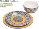 Bico Havana Ceramic 14 inch Rectangular Serving Platter, Set of 2, for Serving Salad, Pasta, Cheese, Ham, Appetizer, Microwave & Dishwasher Safe by CozyNest Decor
