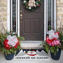 Gertmenian Paramount Frosty Coir Doormat - 2x3 Welcome Mat (2-Pack), Ideal for High Traffic Areas in Front Door, Garage, Entryway - Blue/Celebrate, 80026 by CozyNest Decor