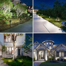 NIORSUN Solar Spot Lights Outdoor,23 LEDs Landscape Lighting with Auto On/Off and 3 Lighting Modes, IP67 Waterproof Spotlights,Outdoor Solar Lights for Yard Garden,2 Pack(Cool White) by GreenHaven Gardens