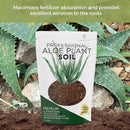 Professional Aloe Plant Soil | Premium All Purpose Blend | Large 2.2 Quarts | Ready to Use for Aloe, Cactus, Succulent Plants | Pinebark, Peat, Course Sand | Made in USA by GreenHaven Gardens