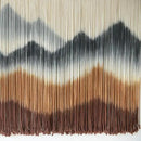 Macrame Wall Hanging Mountain Wall Art Dip-Dyed Macrame Wall Decor Modern Wall Decor Fiber Wall Art Craftsmanship 57" Wx35"L by CozyNest Decor