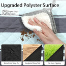 HX&OD Extra Large Picnic Outdoor Blanket, 80”x80” Waterproof Picnic Mat Foldable Camping Blanket Portable with Carry Strap for Beach Mat Outdoor Camping Party(Grey&Green) by TinyTreasures Baby Boutique