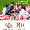 Poedist Extra Large Picnic Blanket Waterproof,80"x 80"Foldable Machine Washable Beach Blanket,Outdoor Blanket for 6-8 Adults,Suitable for Indoor Crawling,Park Beach,Camping,Hiking,Family Travel(Pink by TinyTreasures Baby Boutique