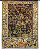 Tree of Life - Arts and Crafts - William Morris - Ornate Spiritual Tree Pattern - Cotton Woven Tapestry Wall Art Hanging - USA (53x40) by CozyNest Decor