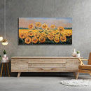 Yuaxker Flowers Canvas Wall Art Sunflower Flower Canvas Painting Yellow Aesthetic Wall Decor Artwork for Living Room Bedroom Dining Room Office Home Decor 20x40inch by CozyNest Decor