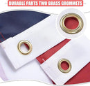 American Flag 5x8 Ft, USA US Flags Outdoor, Heavy Duty Durable, Embroidered Stars, Sewn Stripes and Brass Grommets by GreenHaven Gardens