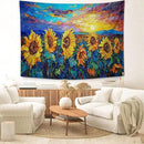 yowecso Sunflower Tapestry Sunset Flower Field Tapestry Wall Hanging for Bedroom Sunflower Tapestries Aesthetic Wall Decor for Home Dorm Living Room 50"x60" by CozyNest Decor