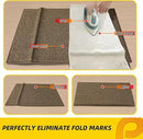 JSEI Dirt Trapper Door Mat 32"x48" Non-Slip Washable Entrance Mat, Dog Doormats, Absorbent & Fade-Resistant Floor Mats, Low Profile Welcome Mats for Entryway, Front Door, and Inside Entrance, Brown by CozyNest Decor