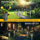 Dazzle Bright Solar Pathway Lights Outdoor, 12 Pack LED Warm White Waterproof Solar Powered Landscape Lights for Walkway Driveway Lawn Patio Yard Garden by GreenHaven Gardens