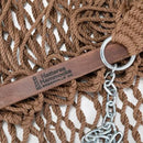Hatteras Hammocks Deluxe Antique Brown DuraCord Rope Hammock – 13 ft. x 60 in., 2-Person, 450 lb Capacity, Cumaru Spreader Bar, Zinc-Plated Hardware – Handcrafted in The USA by GreenHaven Gardens