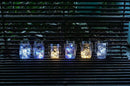 Decorman Solar Mason Jar Lights, 10 Pack 30 LED Fairy Star Firefly String Lids Lights with 10 Hangers for Patio Yard Garden Party Wedding Christmas Decoration(Jars Not Included) (10 Pack, Cool White) by GreenHaven Gardens