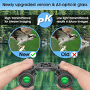 Compact HD Binoculars for Adults and Kids, Children Small High Powered Binoculars with Clear Low Light Night Vision, Mini Pocket Lightweight Waterproof for Hunting Bird Watching Travel Concert by TinyTreasures Baby Boutique