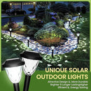 Solar Outdoor Lights Waterproof,Solar Pathway Lights Outdoor with Great Pattern, Auto On/Off Garden Decor for Outside Garden Walkway Driveway Pathway(16 Pack) by GreenHaven Gardens