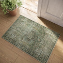 Machine Washable Throw Rugs for Entryway: Door Mat Indoor Entrance 2x3 Small Rug Stain Resistant Non-Slip Low Pile Soft Carpet for Kitchen Front Door Indoor Entrance Entry Bedroom by TinyTreasures Baby Boutique