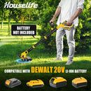 Cordless Hedge Trimmer+String Trimmer+Leaf Blower Combo Compatible with Dewalt 20v Max Battery(Tool Only), Cordless Weed Wacker & Shrub/Bush Trimmer & Electric Leaf Blowers for Lawn Care, Garden, Yard by GreenHaven Gardens