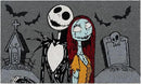 Gertmenian Nightmare Before Christmas Coir Doormat - 2x3 Welcome Mat (2-Pack), Ideal for High Traffic Areas in Front Door, Garage, Entryway - Welcome Nightmare/Jack & Sally, 80005 by CozyNest Decor