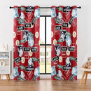 Kids Space Astronaut Blackout Curtains - 100% Blackout, Thermal Insulated, Noise Reducing, Perfect for Kids Room and Nersury, 2 Panels (Space Badge Crew, W52×L84) by TinyTreasures Baby Boutique