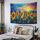 yowecso Sunflower Tapestry Sunset Flower Field Tapestry Wall Hanging for Bedroom Sunflower Tapestries Aesthetic Wall Decor for Home Dorm Living Room 50"x60" by CozyNest Decor
