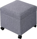 Adeco Storage Ottoman by CozyNest Decor
