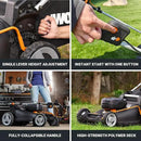 WORX Nitro 40V 21" Cordless Lawn Mower w/Aerodeck & Intellicut, Brushless Electric Mower Up to 1/2 Acre, Push Lawn Mower w/ 7-Position Height Adjustment WG752 – Batteries & Charger Included by GreenHaven Gardens