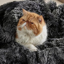 Bedsure GentleSoft Fluffy Black Blanket Cozy Gifts for Men, Black Home Decor Soft Fuzzy Plush Thick Warm Sherpa Fleece Faux Fur Throw Blanket for Couch Bed, Living Room College Dorm Decor, 50x60 by CozyNest Decor
