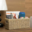 CENBOSS Wicker Baskets (Medium, Seagrass, 1PC) Rattan Storage Baskets for Shelves, Woven Seagrass Holder by CozyNest Decor