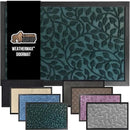 GORILLA GRIP 100% Waterproof All-Season WeatherMax Doormat, 72x24, US Designed Natural Rubber, Stain and Fade Resistant, Low Profile Indoor Outdoor Door Mats, Easy Clean Patio Mat, Moss Vine Leaves by CozyNest Decor