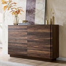 8 Drawer Dresser for Bedroom, 52 Inch Wide Modern Chest of Drawers, Push-to-Open Wood Storgae Organizer with Large Drawers for Bedroom, Living Room, Hallway,Brown by CozyNest Decor