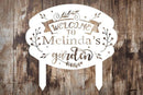 Personalized Metal Garden Sign with Stake, Custom Garden Decor for Outdoor, Custom Family Name Sign, Patio Decorations, Lawn Art, Farmhouse Decorative, Housewarming Gift (CstmDesign10) by CozyNest Decor