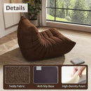 Bean Bag Chair, Oversized Bean Bag Chair for Living Room, Fireside Chair for Adults with Memory Foam Filled, Big Accent Sofa Lounge Floor Sofa for Gaming, Reading, Relax, No Assembly Required(Coffee) by CozyNest Decor