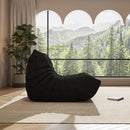 Bean Bag Chair, Oversized Bean Bag Chair for living Room, Fireside Chair for adults with Memory Foam Filled, Big Accent Sofa Lounge Floor Sofa for Gaming, Reading, Relax, No Assembly Required. (Black) by CozyNest Decor