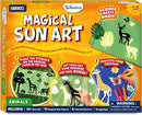 Skillmatics Sun Paper Art Kit - STEM Craft Kit for Kids with Decorative Paper, Stencils & Markers, Create with Sunlight, Mess-Free, Indoor Fun, Gifts for Ages 4, 5, 6, 7, 8, 9, 10, 11, 12 by TinyTreasures Baby Boutique
