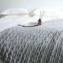Maetoow Chenille Chunky Knit Blanket Throw （40×50 Inch）, Handmade Warm & Cozy Blanket Couch, Bed, Home Decor, Soft Breathable Fleece Banket, Christmas Thick and Giant Yarn Throws, Grey by CozyNest Decor
