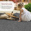 nuLOOM 4' x 6' Solid Hand Braided Indoor/Outdoor Area Rug, Pet-Friendly, High Traffic, Weather Resistant, for Patio, Balcony, Bedroom, Living, Dining Room, Wynn Charcoal by GreenHaven Gardens