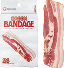 BioSwiss Bandages, Bacon Shaped Self Adhesive Bandage, Latex Free Sterile Wound Care, Fun First Aid Kit Supplies for Kids, 24 Count by TinyTreasures Baby Boutique