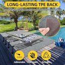 Marine Carpet,6 FT x 18 FT Smoke Gray Indoor Outdoor Carpet 0.2" Thick Boat Carpet with Water-Proof TPE Backing, Non-Slide Outdoor Marine Carpet Roll for Home, Patio, Porch, Deck by CozyNest Decor