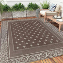 Pauwer 9'x12' Reversible Outdoor Rug, Waterproof Plastic Straw Area Rug for Patios, RV Mat, Camping, Picnic, Beach, Balcony, Pet Friendly, Lightweight by GreenHaven Gardens