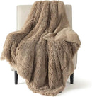 Bedsure GentleSoft Fluffy Light Chocolate Brown Throw Blanket, Brown Decor Cozy Gifts for Women Men, Soft Fuzzy Sherpa Fleece Plush Thick Warm Furry Faux Fur Throw Blanket for Couch, Bed, 50x60 by CozyNest Decor