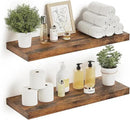 Floating Shelves for Wall 24 inchs Long, 9.1” Deep x 1.5” Thick Wall Shelves for Bedroom, Living Room, Bathroom，Kitchen, Office, Rustic Farmhouse Shelf Decor with Invisible Bracket, Set of 2 by CozyNest Decor