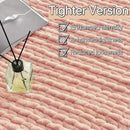 Maetoow Tighter Version Chenille Chunky Knit Blanket Throw 50×60 Inch, Handmade Warm & Cozy Blanket Couch, Bed, Home Decor, Soft Fleece Banket, Boho Thick Blankets and Giant Yarn Throws, Rose Pink by CozyNest Decor