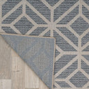 Rugshop Contemporary Geometric Indoor/Outdoor Area Rug 2' X 3' Blue by GreenHaven Gardens