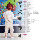 BEST LEARNING i-Poster My World Interactive Map - Educational Talking Toy for Kids of Ages 5 to 12 Years Old by TinyTreasures Baby Boutique