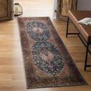 Keen Home Design 2x12 Rug - Machine Washable Runner Rug with Non-Slip Backing, Ideal for Hallway, Entryway, Kitchen, Laundry Room - Vintage, Easy Clean, Durable, Low Pile - (2'6" x 12') by CozyNest Decor