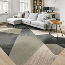 HOMFINE Washable Modern Area Rug - Geometry Style 5x7 Rugs for Living Room, Bedroom, Machine Washable Rug Soft Non Slip Non Shedding Area Rug - Green, 5'x7' by TinyTreasures Baby Boutique