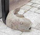 Fish Statues Gutter Downspout Extension Statues Garden Decoration,Resin Statue Outdoor Decor,Animal Downspout Diverter,Decorative Gutter Extension,3"×4" Downspout Extender Diverter Splash Block by GreenHaven Gardens