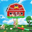 WERNNSAI Red Farm Animal Piñata - Farm Baby Shower Decorations Animal Pinata Party Game for Kids Birthday Celebrations Milk Farm Party Favor Supply with Bat Blindfold by TinyTreasures Baby Boutique
