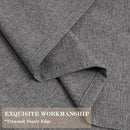 150 Inches Extra Wide Room Divider Draperies, Pinch Pleat Drapes, Absolutely Blackout Sliding Door Drapery, Total Privacy Ceiling Track Curtains, 150" W by 102" L, Natural Grey (1 Panel) by CozyNest Decor