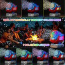 2025 Upgraded Bubble Machine with Remote Control, Automatic Rotation & RGB Lights, 1800mAh Rechargeable Battery, Type-C Charge, Bubble Maker for Kids, Weddings, Birthday Parties, Outdoor Activities by TinyTreasures Baby Boutique